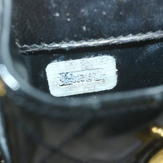 Chanel Vintage CC Flap Phone Holder Crossbody Bag Quilted Patent