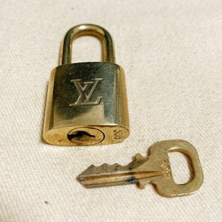 Louis Vuitton Cadenas Bag Charm Gold-plated
