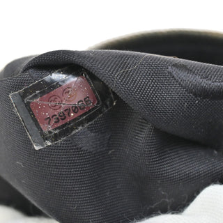 Chanel Vintage Wood Chain CC Shoulder Bag Caviar