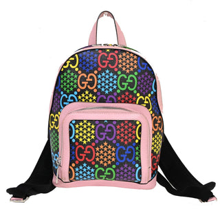 Gucci Zip Pocket Backpack Psychedelic Print GG Coated Canvas
