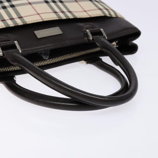 Burberry Nova Check Tote Canvas and Leather