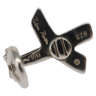 Tiffany & Co. Paloma Picasso Graffiti X Clip-On Earrings Silver