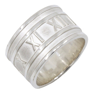 Tiffany & Co. Atlas Wide Ring Silver 925