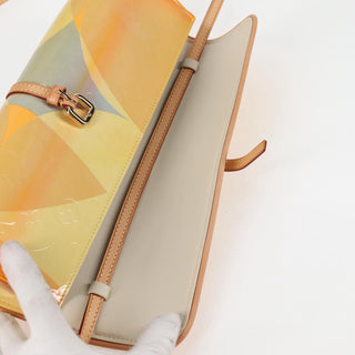 Louis Vuitton Fleurs Pochette Printed Monogram Vernis