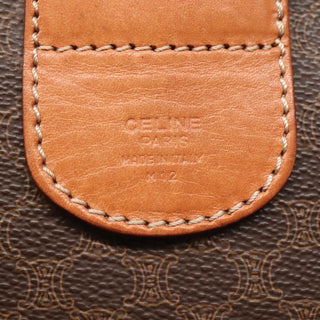 Celine Vintage Duffle Bag Macadam Coated Canvas