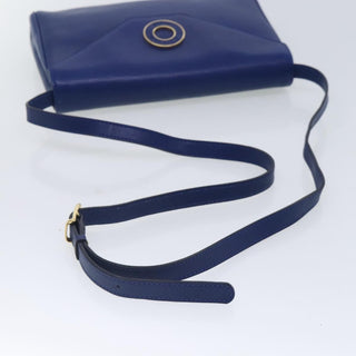 Celine Vintage Circle Logo Crossbody Bag Leather