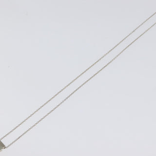 Tiffany & Co. Atlas Bar Pendant Necklace Silver 925