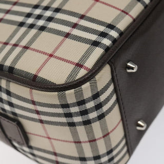 Burberry Nova Check Bowling Bag Canvas