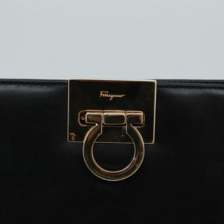 Salvatore Ferragamo Gancini Shoulder Bag Leather