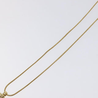 Christian Dior Round Logo Pendant Necklace Metal