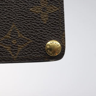 Louis Vuitton Porte Cartes Pression Card Case Monogram Canvas
