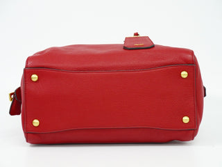 Prada Galleria Double Zip Tote Leather