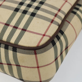 Burberry Zip Messenger Bag Nova check Canvas and Leather