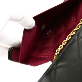 Chanel Vintage Round Flap Bag Quilted Lambskin