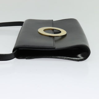 Celine Vintage Circle Logo Crossbody Bag Leather