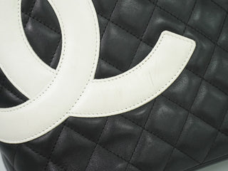 Chanel Cambon Tote Quilted Leather