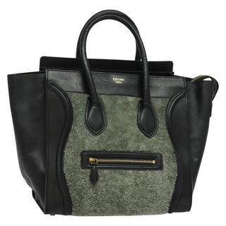 Celine Bicolor Luggage Bag Nubuck