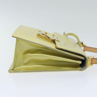 Louis Vuitton Spring Street NM Handbag Monogram Vernis with Monogram Canvas