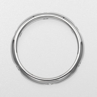 Cartier Stella Band Ring 18K White Gold and Diamonds