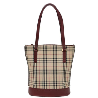 Burberry Nova Check Tote canvas check pattern