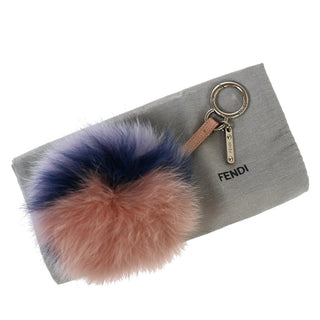 Fendi Pom Pom Bag Charm Fur