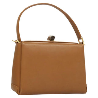 Gucci Vintage Convertible Bamboo Box Crossbody Bag Leather