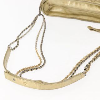 Chanel Gabrielle Hobo Quilted Metallic Aged Calfskin