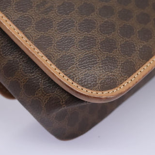 Celine Vintage Macadam Shoulder Bag Canvas