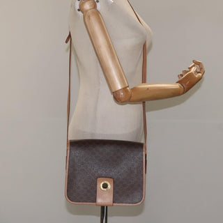 Celine Macadam Shoulder Bag PVC Leather