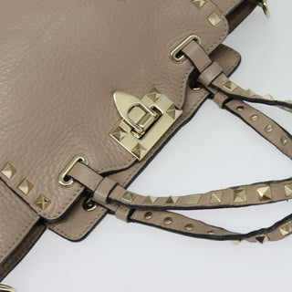 Valentino Garavani Rockstud Tote Pebbled Leather