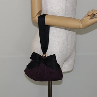 Chanel Bow cluth Suede