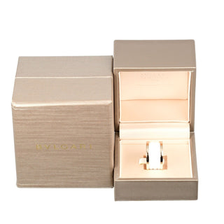 Bvlgari B.Zero1 Four Band Ring 18K Rose Gold and Ceramic