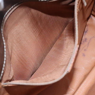 Celine Vintage Macadam Shoulder Bag Canvas and Leather