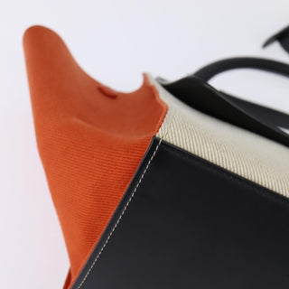 Celine Trapeze Bag Canvas with Leather