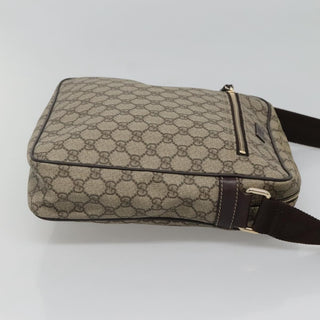 Gucci Front Zip Messenger GG Coated Canvas