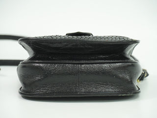 Saint Laurent Vintage Flap Crossbody Bag Leather