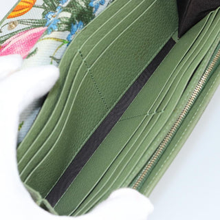 Gucci Logo Embossed Continental Wallet Leather