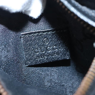 Gucci Vintage Double Belt Bag GG Canvas with Leather