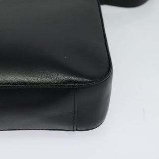 Burberry Front Pocket Flap Messenger Leather with Vintage Check Canvas