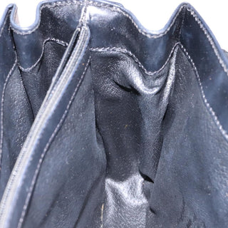 Celine Vintage Convertible Top Handle Bag Macadam Coated Canvas