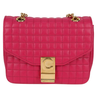Celine C Bag Quilted Leather