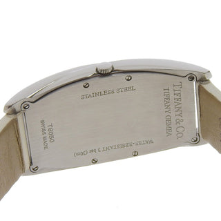 Tiffany & Co. Gemea Quartz Watch Stainless Steel / Embossed Leather