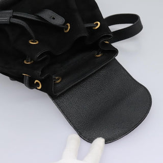 Gucci Vintage Bamboo Backpack Suede