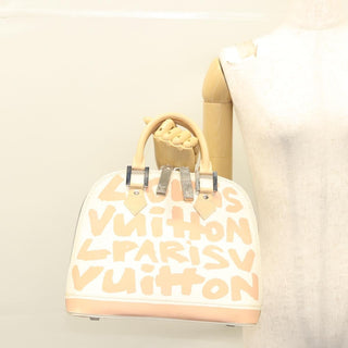 Louis Vuitton Alma Handbag Limited Edition Graffiti Leather