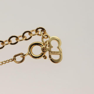 Christian Dior CD Round Pendant Necklace Metal