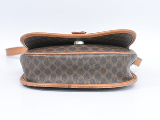 Celine Vintage Macadam Shoulder Bag Canvas