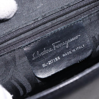 Salvatore Ferragamo Gancini Shoulder Bag Leather