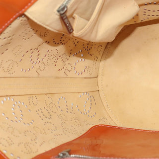 Chanel CC No.5 Shopping Tote Perforated Patent