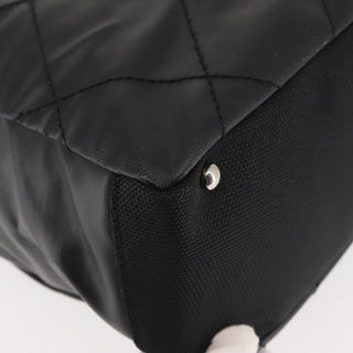 Chanel Biarritz Tote Quilted Coated Canvas
