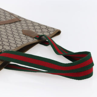 Gucci Vintage Web Strap Tote GG Coated Canvas